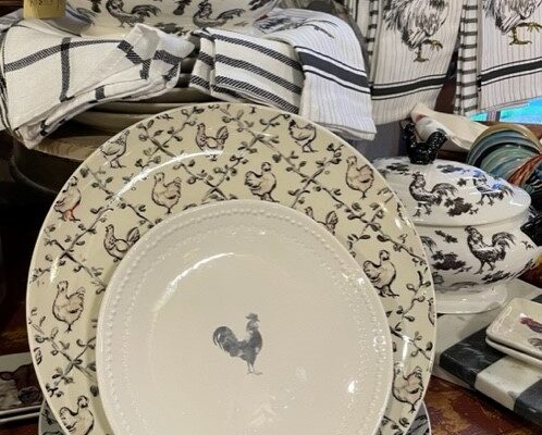 Rooster Plates