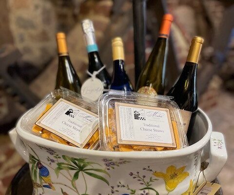 Virginia Wine and cheese straws